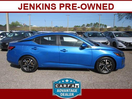 Electric Blue Metallic 2024 Nissan Sentra SV