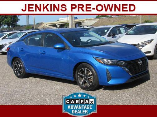 Electric Blue Metallic 2024 Nissan Sentra SV