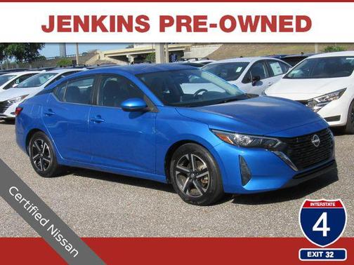 Electric Blue Metallic 2024 Nissan Sentra SV