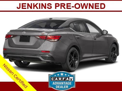 Atlantic Gray Metallic/Super Black 2024 Nissan Sentra SR