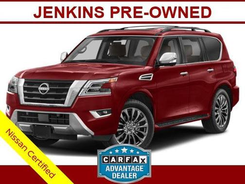 Coulis Red Pearl 2023 Nissan Armada Platinum 2WD