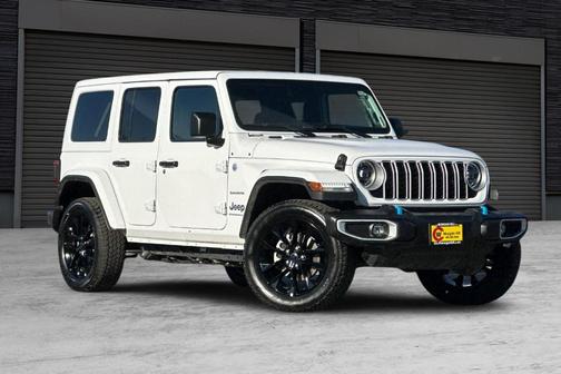 Bright White Clearcoat 2024 Jeep Wrangler 4xe Sahara