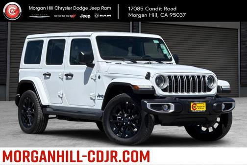 Bright White Clearcoat 2025 Jeep Wrangler 4xe Sahara