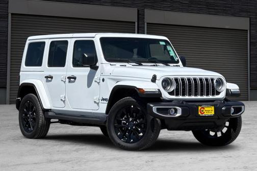 Bright White Clearcoat 2025 Jeep Wrangler 4xe Sahara