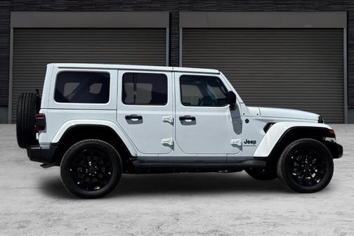 Bright White Clearcoat 2025 Jeep Wrangler 4xe Sahara