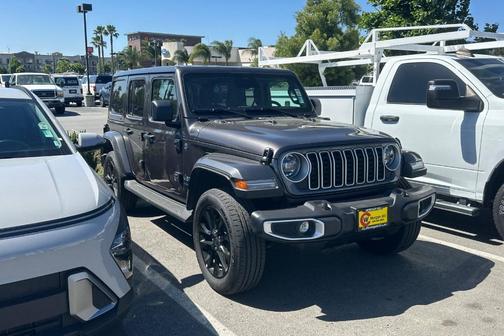 Granite Crystal Clearcoat Metallic 2025 Jeep Wrangler 4xe Sahara