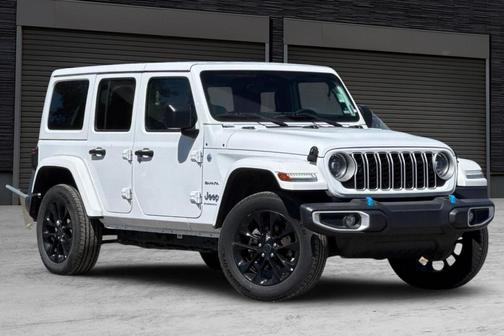 Bright White Clearcoat 2024 Jeep Wrangler 4xe Sahara