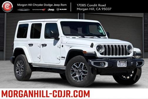 Bright White Clearcoat 2025 Jeep Wrangler Sahara