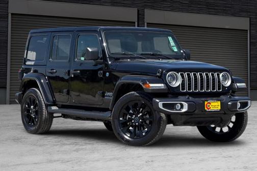 Black Clearcoat 2025 Jeep Wrangler 4xe Sahara