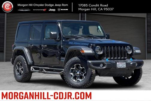Black Clearcoat 2022 Jeep Wrangler Unlimited 4xe Rubicon
