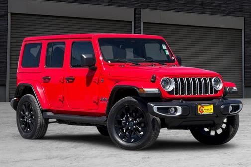Firecracker Red Clearcoat 2025 Jeep Wrangler 4xe Sahara