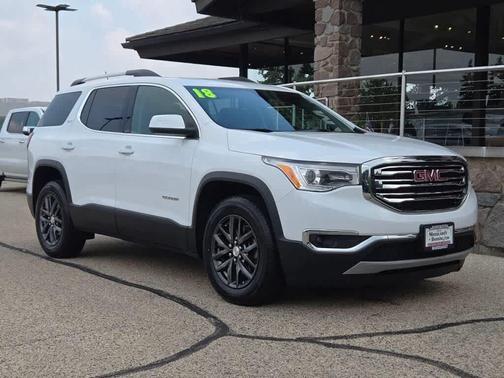 Summit White 2018 GMC Acadia SLT-1