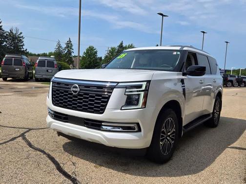 White 2025 Nissan Armada Platinum 4WD