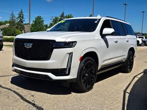 Crystal White Tricoat 2024 Cadillac Escalade Sport Platinum