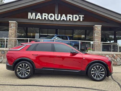 Radiant Red Tintcoat 2024 Cadillac LYRIQ Sport