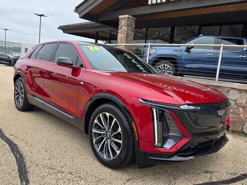 Radiant Red Tintcoat 2024 Cadillac LYRIQ Sport