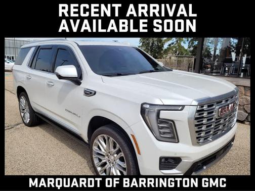 White Frost Tricoat 2025 GMC Yukon Denali