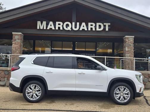 Summit White 2027 GMC Acadia AWD Elevation