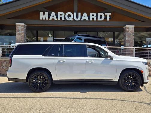 Crystal White Tricoat 2024 Cadillac Escalade ESV Sport Platinum