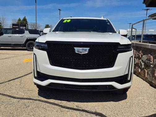 Crystal White Tricoat 2024 Cadillac Escalade ESV Sport Platinum