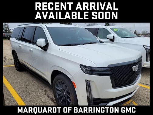 Crystal White Tricoat 2024 Cadillac Escalade ESV Sport Platinum