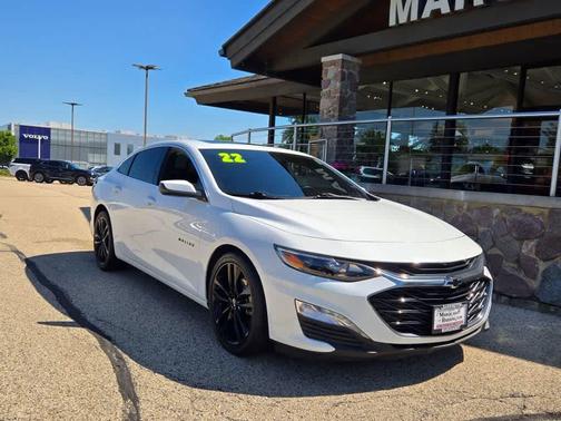 Summit White 2022 Chevrolet Malibu FWD LT