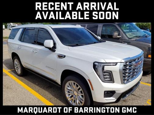 White Frost Tricoat 2025 GMC Yukon Denali