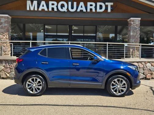 Sapphire Metallic 2023 Buick Encore GX Essence