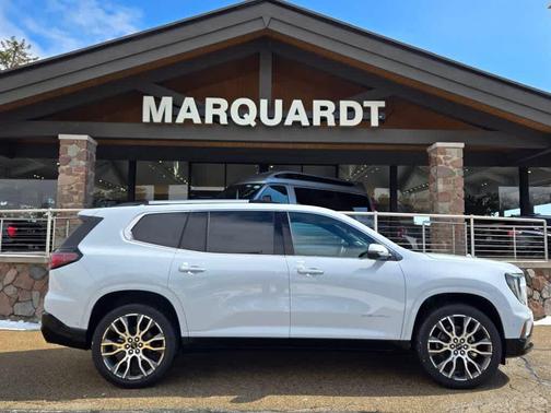 Glacier White Tricoat 2026 GMC Acadia Denali