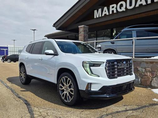 Glacier White Tricoat 2026 GMC Acadia Denali
