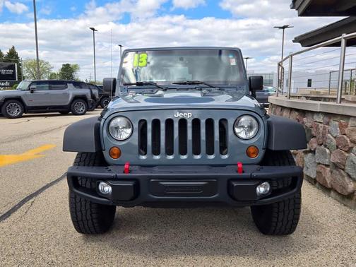 Gray 2013 Jeep Wrangler Rubicon