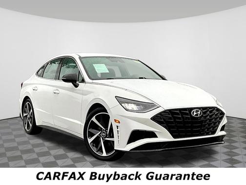 Quartz White 2021 Hyundai SONATA SEL Plus