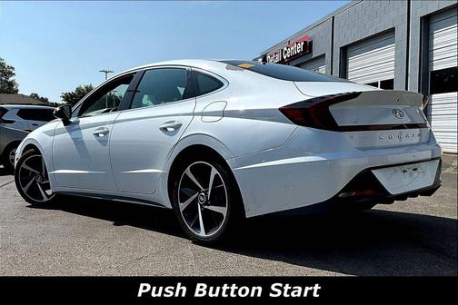 Quartz White 2021 Hyundai SONATA SEL Plus