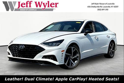 Quartz White 2021 Hyundai SONATA SEL Plus
