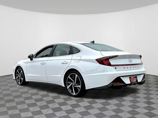 Quartz White 2021 Hyundai SONATA SEL Plus