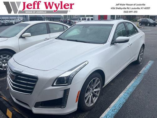 Crystal White Tricoat 2019 Cadillac CTS 3.6L Luxury