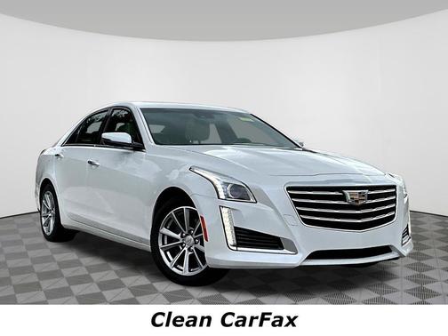 Crystal White Tricoat 2019 Cadillac CTS 3.6L Luxury