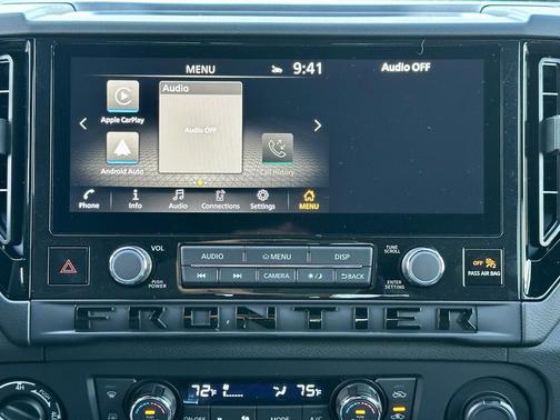 Glacier White 2026 Nissan Frontier SV