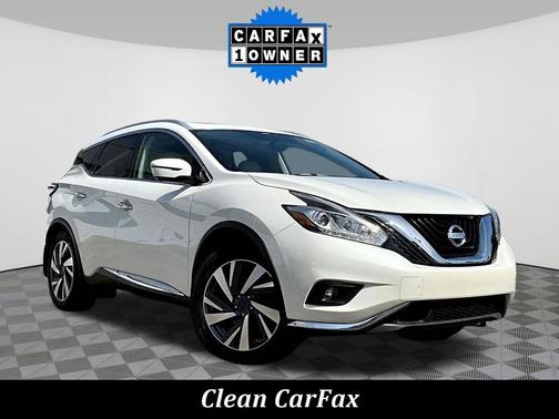 Pearl White 2018 Nissan Murano Platinum