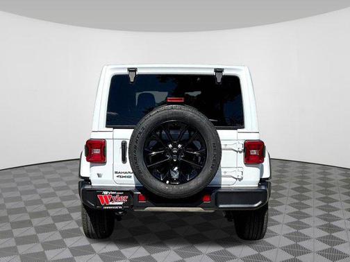 Bright White Clearcoat 2025 Jeep Wrangler 4xe Sahara