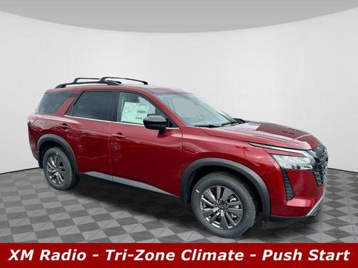 Scarlet Ember Tintcoat 2026 Nissan Pathfinder SV