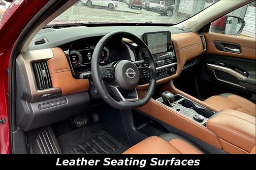 Scarlet Ember Tintcoat 2025 Nissan Pathfinder Platinum 4WD