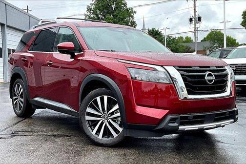 Scarlet Ember Tintcoat 2025 Nissan Pathfinder Platinum 4WD