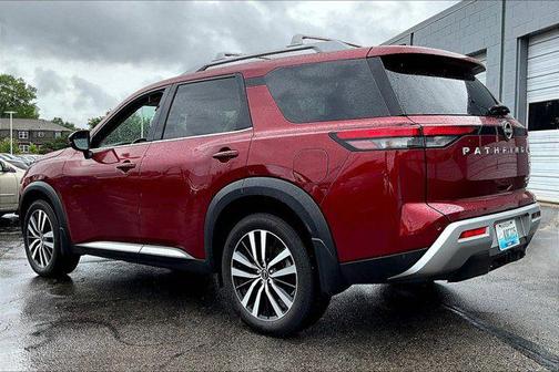 Scarlet Ember Tintcoat 2025 Nissan Pathfinder Platinum 4WD