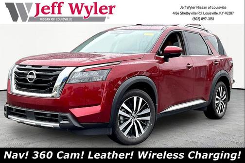Scarlet Ember Tintcoat 2025 Nissan Pathfinder Platinum 4WD