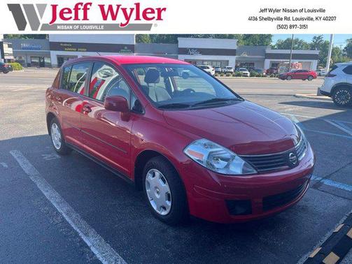 Red Alert Metallic 2009 Nissan Versa 1.8 S