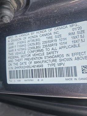 2020 Honda CR-V AWD Touring