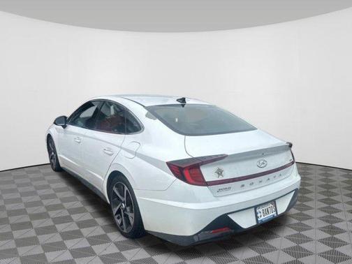 Quartz White 2021 Hyundai SONATA SEL Plus