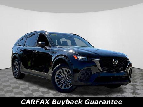 Jet Black Mica 2025 Mazda CX-70 3.3 Turbo Preferred Package