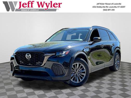 Jet Black Mica 2025 Mazda CX-70 3.3 Turbo Preferred Package